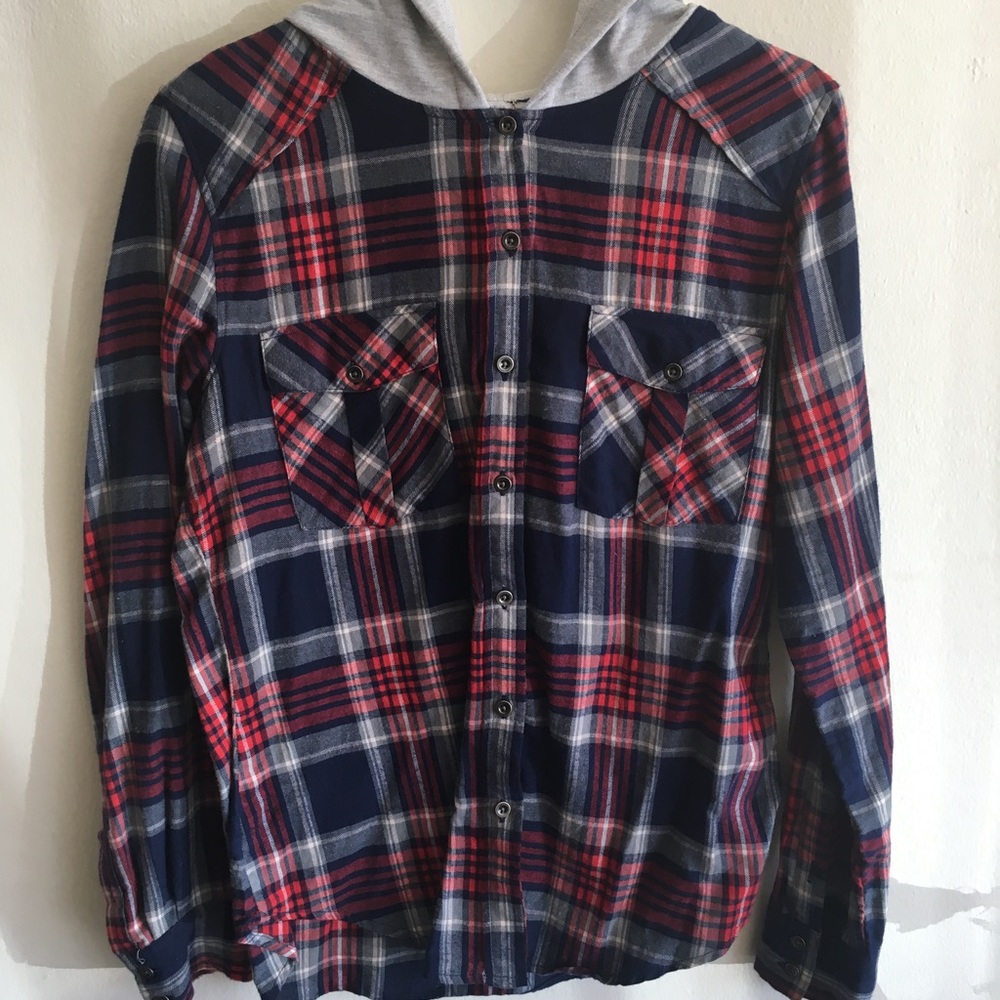 Blue and Red Flannel